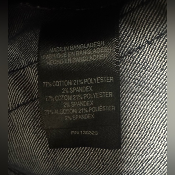 Kenneth Cole Men’s Dark Blue Slim Straight Jeans in 38 x 32 - Picture 4 of 4